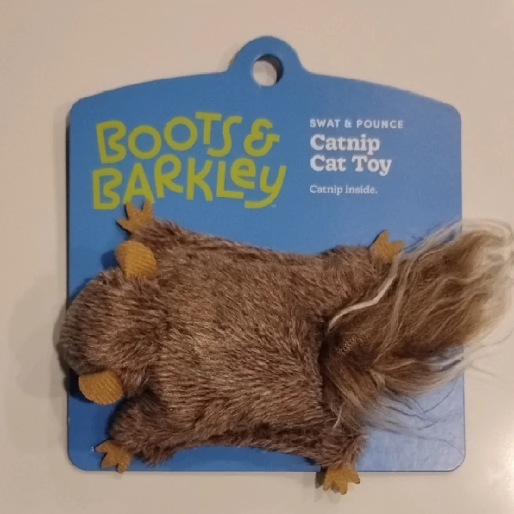 Boots & Barkley Brown Squirrel Catnip Toy